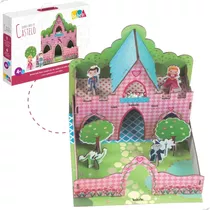 Babebi Brinquedo Quebra-cabeça 3d Castelo Mdf 4+ Anos