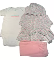 Conjunto Tres Piezas 12m - Carters - Nuevo - Nena