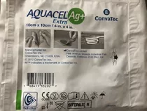 Aposito Hidrofibra Convatec Aquacel Plata Ag+ Extra 10*10cm