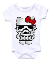 Pañalero Bebé Star Wars Chibi Stormtrooper Hello Kitty #1