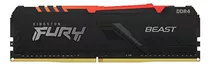 Memória Gamer/desktop 16gb 2666mhz Ddr4 Fury Beast Kingston