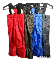 Pantalon Jardinero Ski Snowboard Niño Trampa De Nieve 