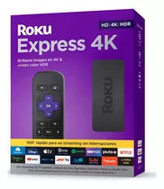 Convertidor A Smart Tv Roku Express 4k + Control Remoto