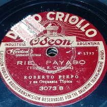 Pasta Roberto Firpo Odeon Disco Criollo C548