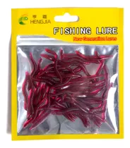 50 Piezas Mini Lombrices Pesca Lobina Trucha Tilapia Y Mas! Currican