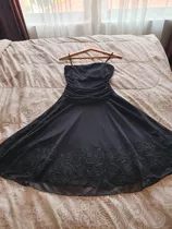 Vestido De Fiesta Talla S Color Negro
