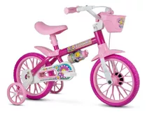 Bicicleta Infantil Menino E Menina Nathor Aro 12 C/ Rodinhas