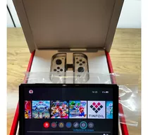 Nintendo Switch Oled Branco 128gb Vários Jogos - Novo Sem Uso