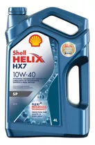Aceite 10w40 Doble Sello Shell Helix Hx7 4 Lts