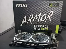 Gtx 1070 8gb Msi Usada (sem Defeito)