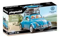 Playmobil - Volkswagen Beetle, 1581 Cor Azul-celeste Personagem Volkswagen Beetle Quantidade De Peças 52
