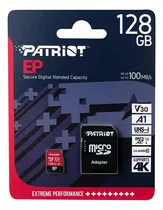 Tarjeta De Memoria Patriot Pef128gep31mcx  Ep Series Con Adaptador Sd 128gb