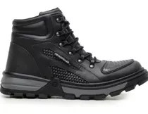 Botas Caterpillar Alaska Negro Cuero Trekking Calzado Nuevo 