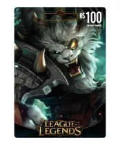 Gift Card League Of Legends Digital R$ 100