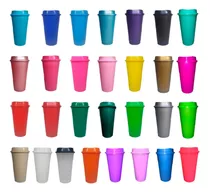 Vaso Cafetero 35 Pzas Reusable Termo Liso 16oz  