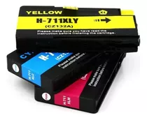 Cartucho 711 Xl Impresora T120 T520 Tinta 711 X 3 Unidades