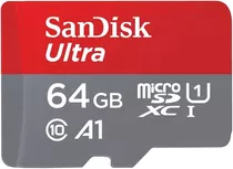 Tarjeta De Memoria Sandisk Ultra Microsdhc Uhs-i De 64 Gb