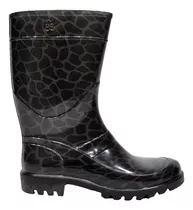 Botas De Dama Lluvia Citadina Lady Negra 35-40 Everest 4800