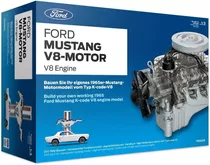 Modelo De Motor V8 Franzis, Ford Mustang 1965, 200 Piezas