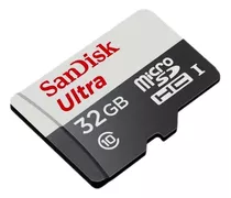Cartao De Memoria Sandisk Ultra, 32gb, Sdhc Para Tablet 