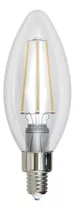 Foco Lampara Led Ala-005 Filamento E12 4w Blanco Calido