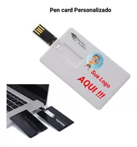 50 Un Pen Drive Cartão ( Pen Card ) 8gb, Personalizado