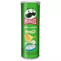 Papas Fritas Pringles Sabor Crema Y Cebolla X 124g