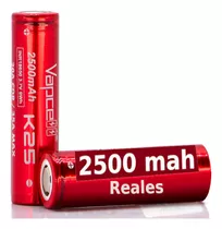 Bateria Recargable Lition Li-ion Vapcell K25 18650 20a 35a 