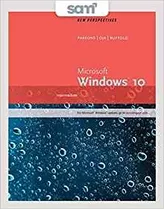 Bundle New Perspectives Microsoft Windows 10 Intermediate, L