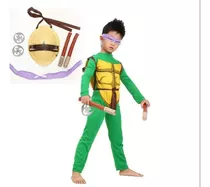 Disfraz Tortuga Ninja Superhéroe Morado