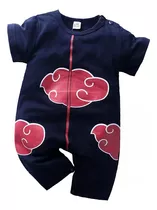 Cosplay Disfraz Mameluco De Akatsuki De Naruto Para Bebe