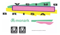 Adesivos Antiga Bicicleta Monark Brisa Aro 20 1990