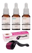 Kit Vitamina C, Retinol, Acido Hialurônico + Dermaroller 0,5