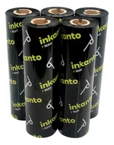 Kit 10 Rolos Ribbon Cera 110mm X 74m Inkanto Awr1