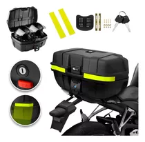 Caja Trasera Para Moto Cajuela 45 L Para 2 Cascos Con Llave