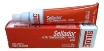 Sellador Forma Juntas Alta Temperatura X 25g Siloc Rojo