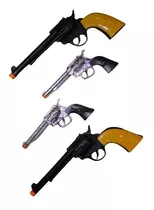 Kit 4 Pistola Kit Velho Xerife Do Oeste Forte Apache Bang Ba
