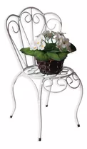 Mini Cadeira De Decoração Suporte Para Flor E Vaso De Planta