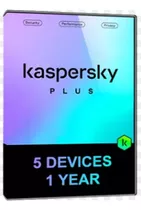 Kaspersky Plus 2024 5 Dispositivos 1 Año Entrega Inmediata.