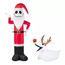 Inflable De Navidad De 4.5 Pies De Alto De Jack Vestido...