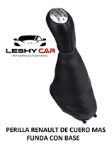 Perilla Renault Mas Funda De Cuero Logan, Sandero, Duster