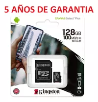 Micro Sd 128gb Kingston Clase 10 * Original 5 Años Garantía