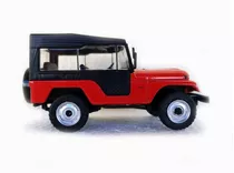 Miniatura Jeep Willys Cj5 1963 Coleção Carros Inesquecíveis