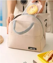  Lonchera Beige Vianda Bolso Para Comida 