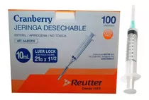 Jeringa Desechable Luer Slip 10cc 21g X 1 1/2 Caja 100 Unid