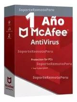 Antivirus Mcafee 1 Pc 1 Año/