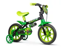 Bicicleta Infantil Aro 12 Black Menino - Nathor