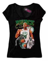 Remera Mujer Boston Celtics Paul Pierce Nba21 Dtg Premium