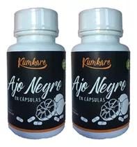  Ajo Negro 2 Frascos 2 Meses 120 Cap 2x60 800mg. Todo Chile 