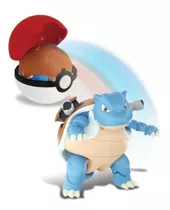 Pokemon Pokebola 8cm Pokeball Blastoise Brinquedo Vira Bola